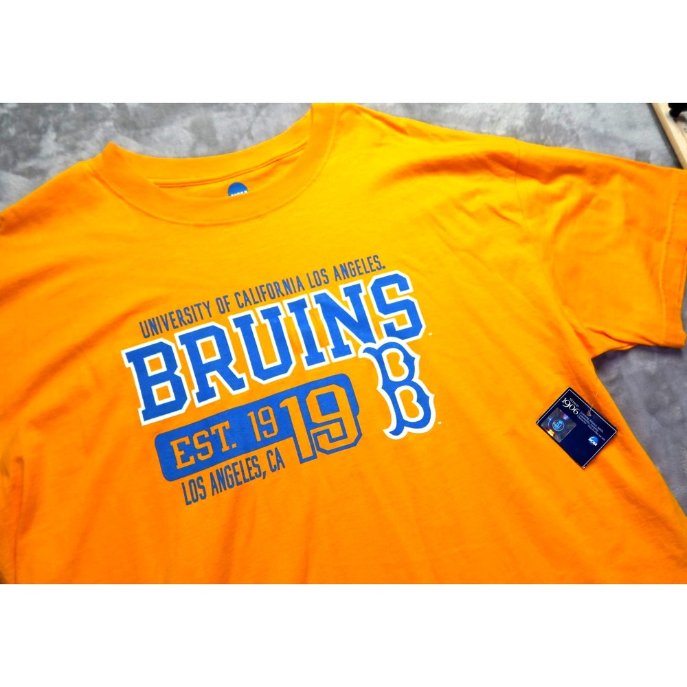 University of California Bruins Los‎ Angeles Yellow T Shirt Men's Size 2XL NWT